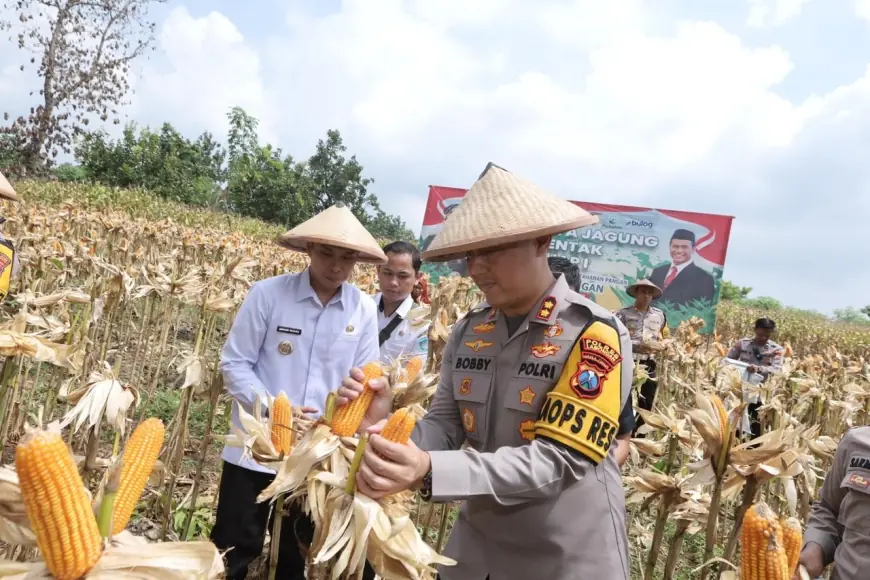 Sinergi Polri dan Petani di Lamongan Wujudkan Ketahanan Pangan Nasional