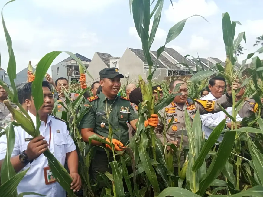 Polresta Malang Kota Ikuti Panen Raya Jagung Serentak Tahap Pertama
