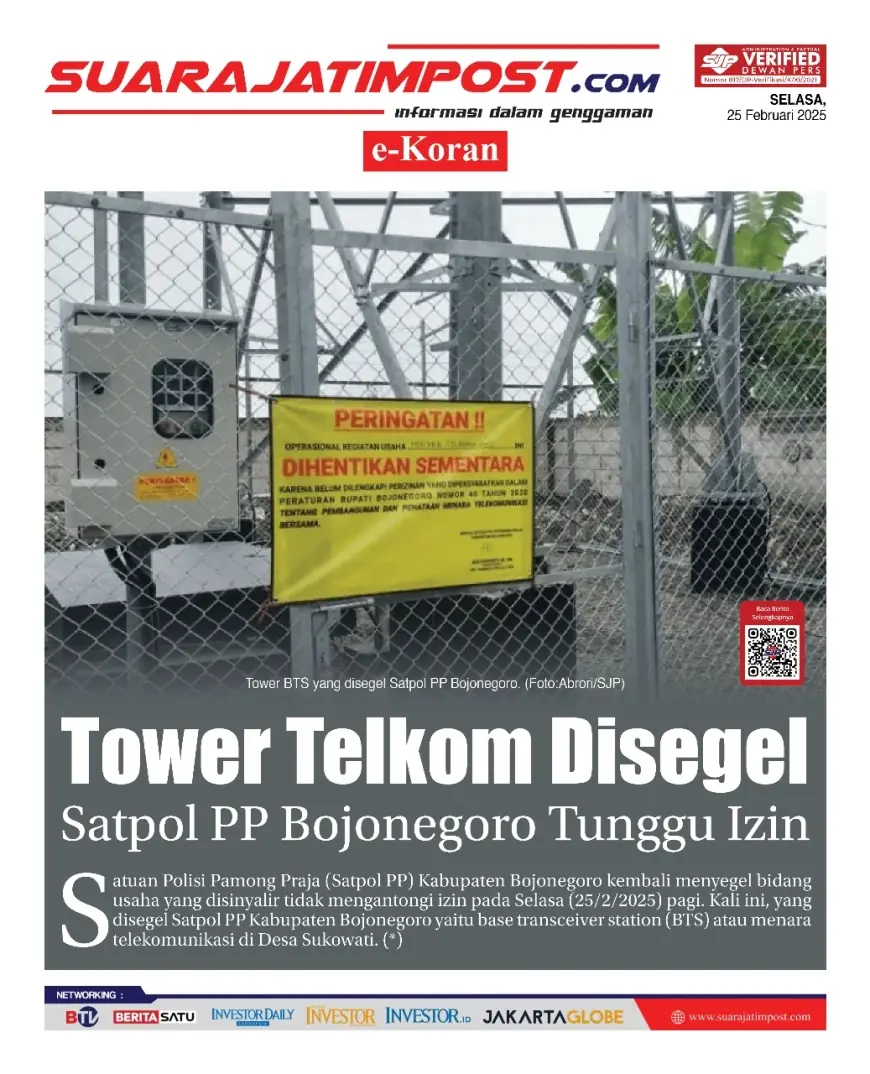 eKoran, Edisi Selasa, 25 Februari 2025