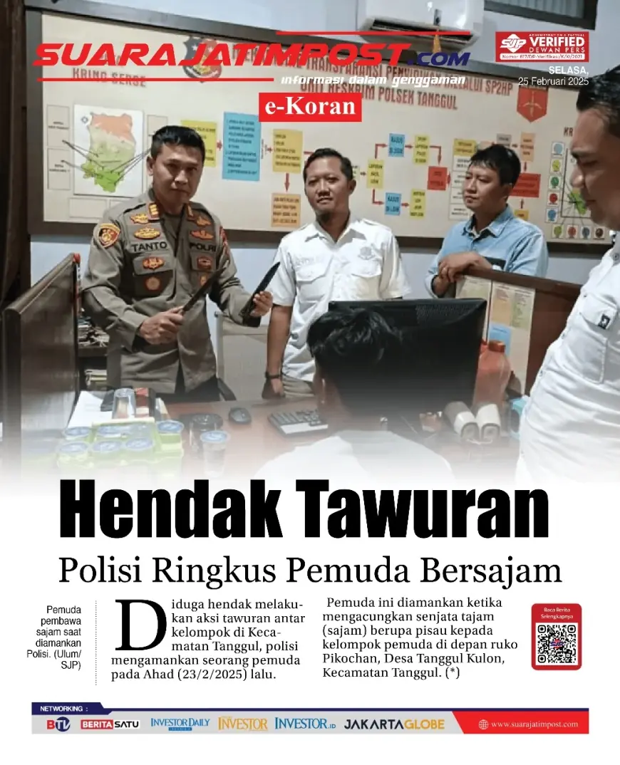 eKoran, Edisi Selasa, 25 Februari 2025