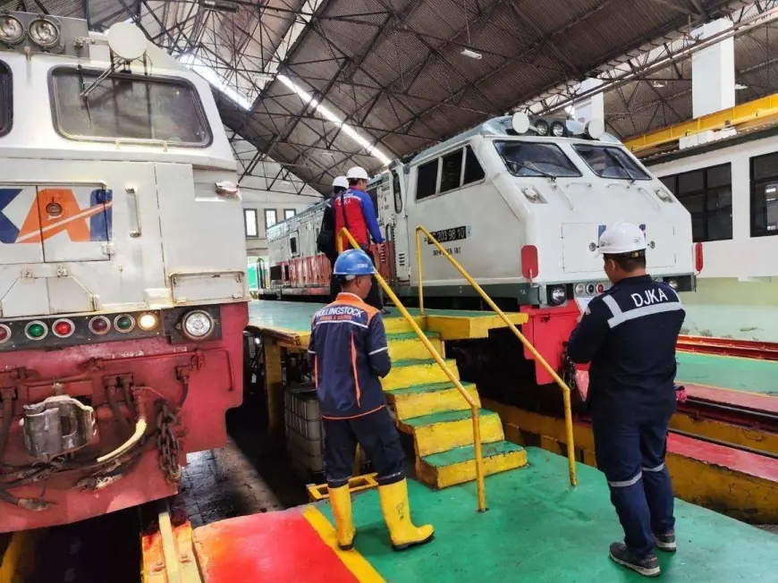 KAI Daop 8 Surabaya Lakukan Rampcheck 477 Kereta Jelang Mudik Lebaran 2025