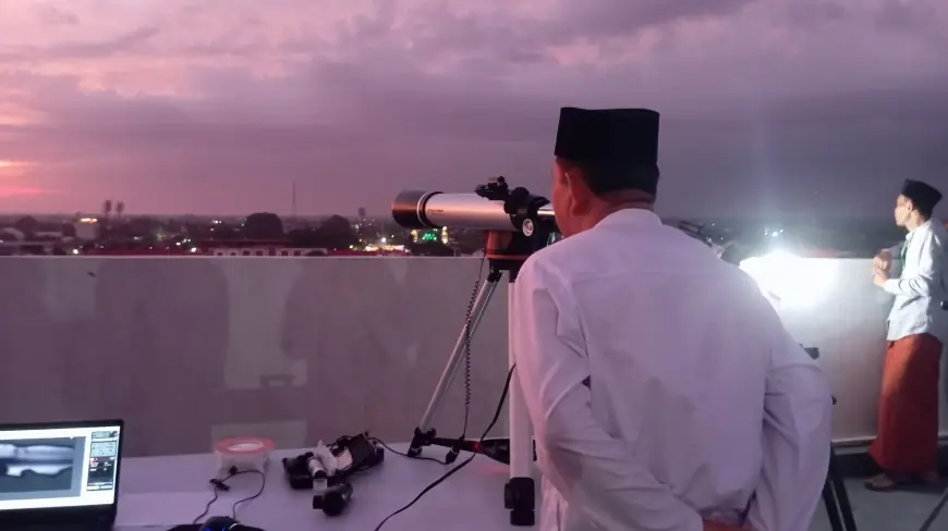 Hilal Tak Terlihat di Kota Blitar, Kemenag Imbau Masyarakat Tunggu Hasil Sidang Isbat