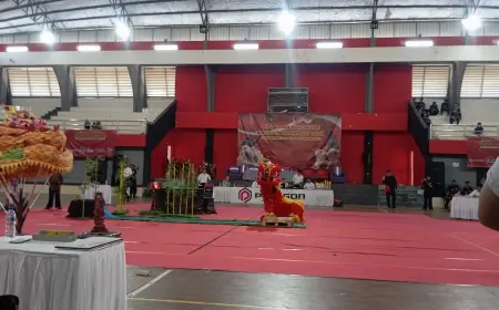 Kompetisi Barongsai Perdana di Kota Blitar, Upaya Jaring Atlet Muda untuk Persiapan Porpov Jatim