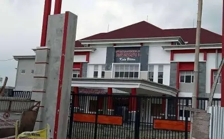 Imbas Efisiensi Anggaran, Pembangunan SMPN 6 Kota Blitar Tertunda