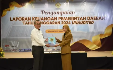Wali Kota Kediri Serahkan LKPD Kepada BPK Perwakilan Jawa Timur