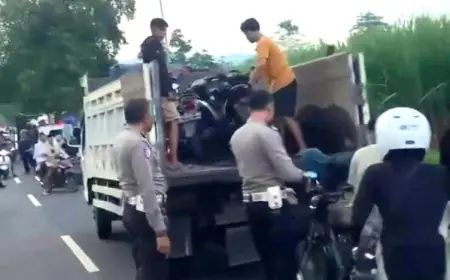 Cegah Balap Liar saat Ngabuburit, Sejumlah Motor di Bondowoso Diamankan Polisi