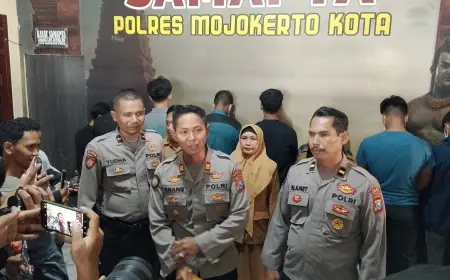 Perang Sarung di Mojokerto, Polisi Amankan 15 Remaja