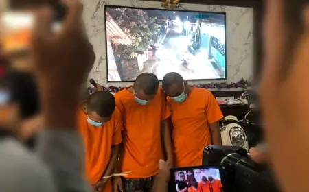 3 Residivis Kasus Pencurian Digulung Polisi Mojokerto