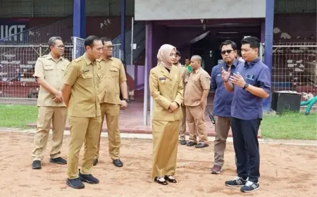 Tinjau Stadion Brawijaya, Wali Kota Kediri Siapkan Rencana Perbaikan