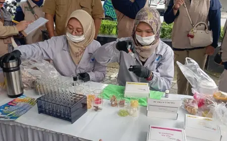 BPOM Kediri Uji Sampel Takjil di Pasar Legi Kota Blitar, Hasilnya Negatif