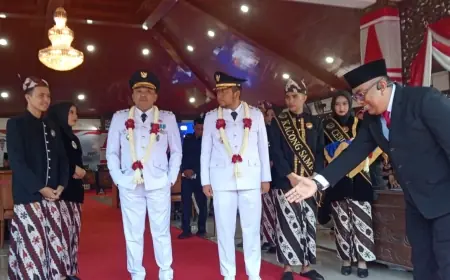DPRD Sampang Gelar Paripurna Sertijab dan Penyampaian Pidato Bupati Periode 2025-2030