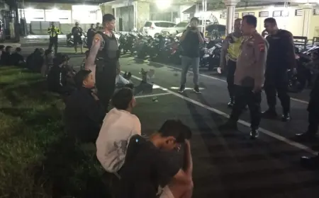 Tawuran dan Pesta Miras, Belasan Remaja di Mojokerto Digulung Polisi