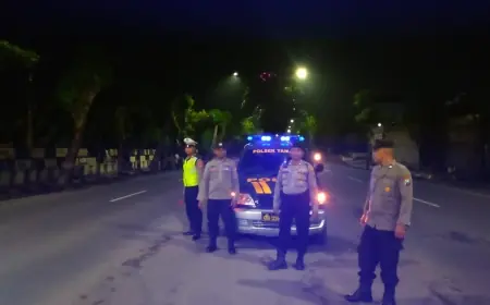 Cegah Perang Sarung dan Balap Liar, Polres Madiun Kota Intensifkan Patroli Malam