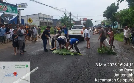 Gagal Nyalip, Pemotor di Blitar Tewas Usai Benturan dengan Pikap