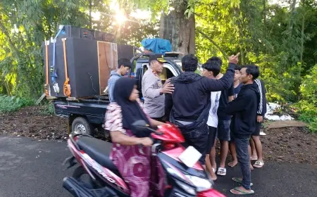 Polisi Razia Balap Liar dan Sound Horeg di Dau Malang, Puluhan Motor Diamankan