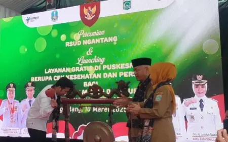 Bersama Wagub Jatim, Bupati Malang Resmikan RSUD Ngantang