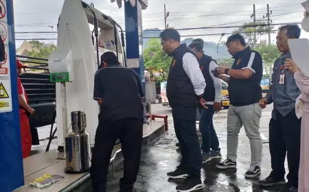 Polres Batu Sidak Takaran dan Stok Bahan Bakar di SPBU