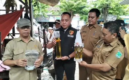 Satgas Pangan Pasuruan Minta Pedagang Buat Surat Pernyataan Mengembalikan MinyaKita yang tidak Sesuai Takaran