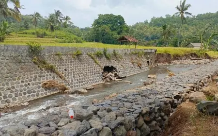 Pembangunan Kedaruratan Pasca Banjir Bandang di Wonoboyo Bondowoso Sudah Rampung 100 Persen