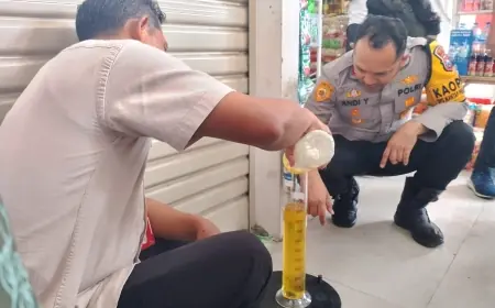 Polres Batu Temukan Kecurangan Takaran Minyak Goreng Cap 'Minyakita'