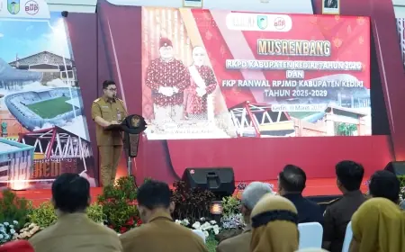 Mas Dhito Berharap Penyusunan Arah Pembangunan Berdampak Nyata Bagi Masyarakat