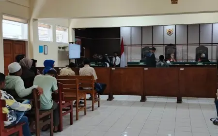 Sidang Kasus Dugaan Penghasutan Warga Kaligedang Bondowoso Berlanjut, Tiga Orang Saksi Dihadirkan