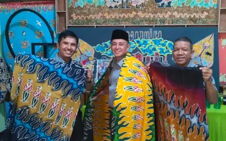 Tetap Berkarya di Balik Jeruji Besi, Batik Karya Napi Lapas Bojonegoro Siap Dipasarkan