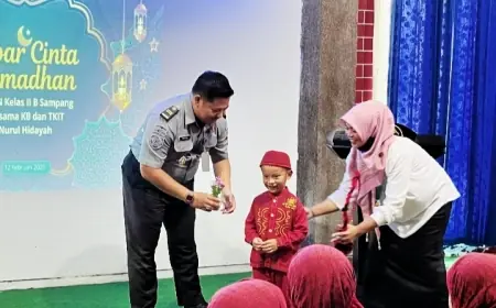Pererat Hubungan Sosial, Rutan Kelas II B Sampang Terima Kunjungan Siswa TK