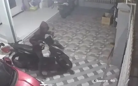 Maling Satroni Rumah Warga di Jombang, Motor dan Uang Tunai Rp 10 Juta Raib
