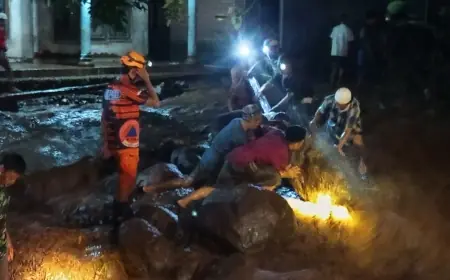 Diguyur Hujan Deras, Kecamatan Curahdami Diterjang Banjir Bandang