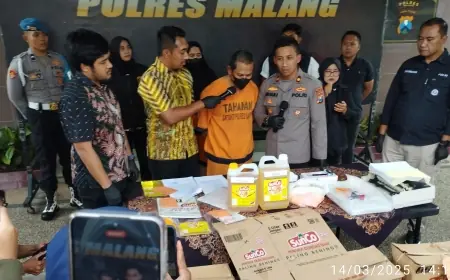 Pemalsu Minyak Goreng Sunco di Malang Terbongkar, Pasutri Jadi Tersangka