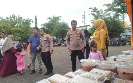 Tekan Inflasi, Polres Sampang Gelar Pasar Murah