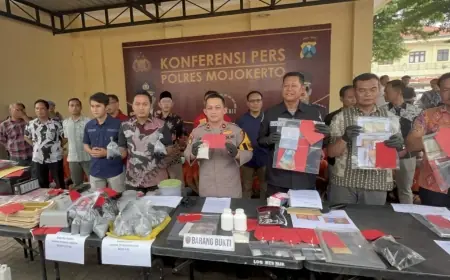 81 Orang di Mojokerto Digulung Selama Operasi Pekat Semeru 2025
