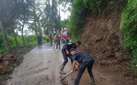 Penanganan Longsor di Jalur TNBTS Ngadas Malang Selesai 20 Persen