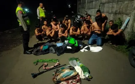 Perang Sarung di Malang Dibubarkan, Aksi Serupa di Daerah Lain Berujung Maut