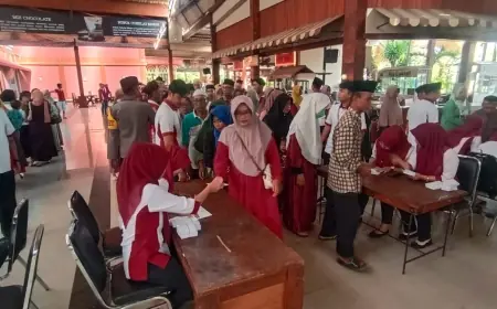 Wisata Kampung Coklat Blitar Berbagi THR, Pengunjung dari Luar Kota Ikut Antre