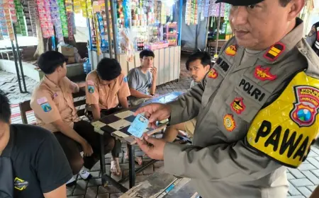Polres Nganjuk Tambah Personel di Titik Rawan Kriminalitas, Jaga Kamtibmas di Pusat Keramaian