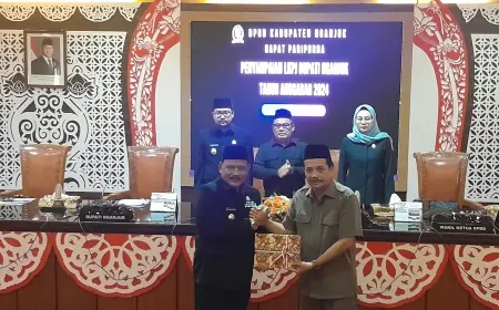 DPRD Nganjuk Gelar Rapat Paripurna Penyampaian LKPj Bupati 2024