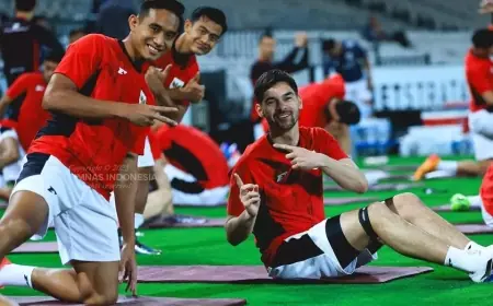 Latihan Perdana di Sidney, Skuad Garuda Optimistis Raih Poin di Kandang Australia
