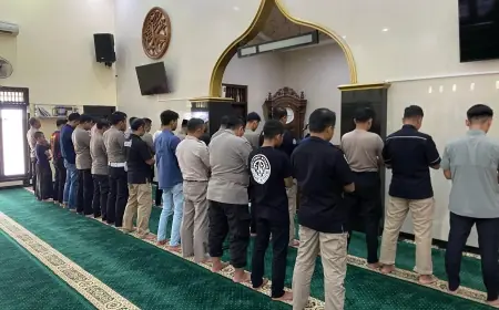 Polres Malang Gelar Salat Gaib Khusus Kapolsek Negara Batin dan Anggotanya