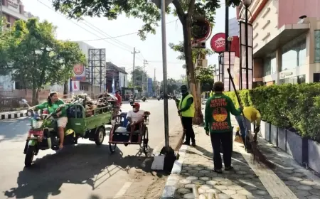 DLHKP Kota Kediri Siagakan Petugas Kebersihan dan Armada Sampah Saat Lebaran
