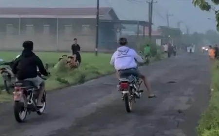 Balap Liar Usai Sahur di Jombang Resahkan Warga, Polisi Harus Turun Tangan