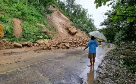 Jalur Ponorogo - Pacitan Terkena Longsor, Sistem Buka Tutup Diberlakukan