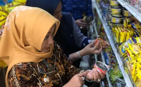 Sidak Swalayan, Pemkot Mojokerto Temukan Makanan Mengandung Boraks