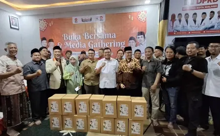 Hanya PKS, Partai di Kota Malang yang Gelar Buka Puasa Bersama Wartawan