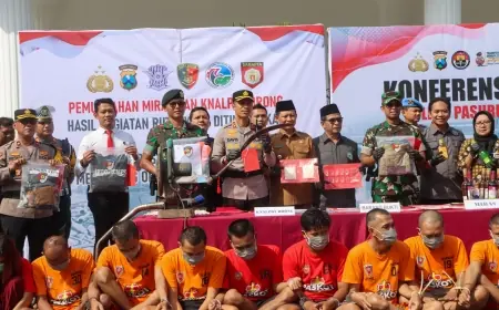 Dalam 12 Hari Ramadan, Polresta Pasuruan Ungkap 19 Kasus Kejahatan