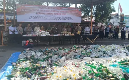 Operasi Pekat Semeru 2025 di Kota Batu Ungkap 17 Kasus Kriminal