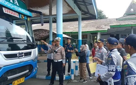 Jelang Mudik Lebaran, Dishub Jombang Jaring Kendaraan Bermasalah