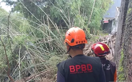 Warga Graha Sengkaling Dihantui Longsor, BPBD Malang Segera Bertindak
