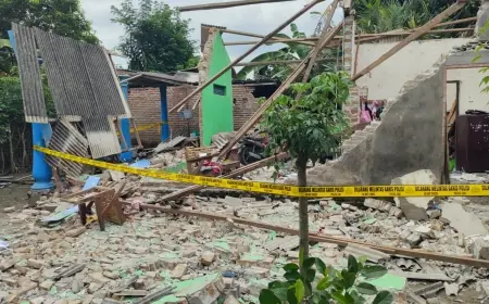 Produsen Terluka dan Rumahnya Hancur saat Petasan yang Diraciknya Meledak